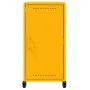 Aparador de acero amarillo mostaza 36x39x72 cm de , Aparadores - Ref: Foro24-846677, Precio: 76,46 €, Descuento: %