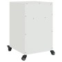 Mesita de noche acero blanco 36x39x59 cm de , Mesitas de noche - Ref: Foro24-846726, Precio: 47,13 €, Descuento: %