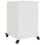 Mesita de noche acero blanco 36x39x59 cm de , Mesitas de noche - Ref: Foro24-846726, Precio: 46,67 €, Descuento: %