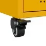 Aparador de acero amarillo mostaza 36x39x72 cm de , Aparadores - Ref: Foro24-846677, Precio: 76,46 €, Descuento: %