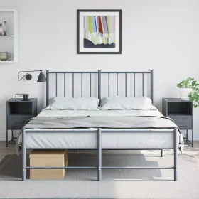 Nachttische, 2 Stück, anthrazitgraues Stahl, 36x39x60,5 cm. von , Nachttische - Ref: Foro24-846559, Preis: 80,76 €, Rabatt: %