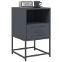 Mesitas de noche 2 unidades acero gris antracita 36x39x60,5 cm by , Nightstands - Ref: Foro24-846559, Price: 80,76 €, Discoun...