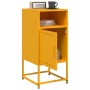 Mesitas de noche 2 uds acero amarillo mostaza 36x39x78 cm de , Mesitas de noche - Ref: Foro24-846573, Precio: 84,87 €, Descue...