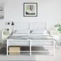 Nachttische, 2 Stück, weißer Stahl, 36x39x60,5 cm. von , Nachttische - Ref: Foro24-846565, Preis: 80,39 €, Rabatt: %