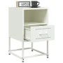 Nachttische, 2 Stück, weißer Stahl, 36x39x60,5 cm. von , Nachttische - Ref: Foro24-846565, Preis: 80,39 €, Rabatt: %