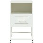 Mesitas de noche 2 unidades acero blanco 36x39x60,5 cm de , Mesitas de noche - Ref: Foro24-846565, Precio: 81,19 €, Descuento: %