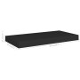 Estante flotante de pared MDF negro 50x23x3,8 cm en Estanterías | Comprar online en Foru.es