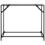 Mesa consola superficie vidrio transparente acero 98x35x81 cm de , Mesas consola - Ref: Foro24-846020, Precio: 41,43 €, Descu...