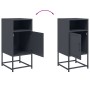 Mesitas de noche 2 unidades acero gris antracita 36x39x78 cm de , Mesitas de noche - Ref: Foro24-846571, Precio: 84,78 €, Des...