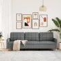 Sofá de 3 plazas de tela gris oscuro 210 cm de , Sofás - Ref: Foro24-4007415, Precio: 271,43 €, Descuento: %