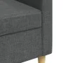Sofá de 3 plazas de tela gris oscuro 210 cm de , Sofás - Ref: Foro24-4007415, Precio: 271,43 €, Descuento: %