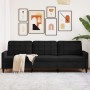 Sofá de 3 plazas terciopelo negro 210 cm de , Sofás - Ref: Foro24-4007649, Precio: 295,91 €, Descuento: %