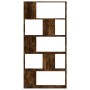 Librería de 5 estantes madera ingeniería roble ahumado de , Librerías y estanterías - Ref: Foro24-852775, Precio: 65,12 €, De...