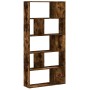 Librería de 5 estantes madera ingeniería roble ahumado de , Librerías y estanterías - Ref: Foro24-852775, Precio: 65,12 €, De...