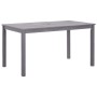 Mesa de jardín madera maciza de acacia gris lavado 140x80x74 cm de vidaXL, Mesas de jardín - Ref: Foro24-311849, Precio: 199,...
