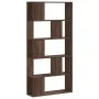 Librería de 5 niveles madera marrón roble 80,5x23,5x162,5 cm de , Librerías y estanterías - Ref: Foro24-852777, Precio: 66,05...