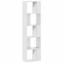 Librería 5 niveles madera ingeniería blanca 45x23,5x162,5 cm de , Librerías y estanterías - Ref: Foro24-852780, Precio: 49,53...