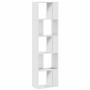 Librería 5 niveles madera ingeniería blanca 45x23,5x162,5 cm de , Librerías y estanterías - Ref: Foro24-852780, Precio: 50,14...