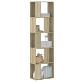 Librería de 5 niveles madera roble Sonoma 45x23,5x162,5 cm de , Librerías y estanterías - Ref: Foro24-852782, Precio: 57,18 €...