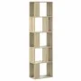 Librería de 5 niveles madera roble Sonoma 45x23,5x162,5 cm de , Librerías y estanterías - Ref: Foro24-852782, Precio: 57,18 €...