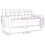 Zweiteiliges Sofaset mit braunen Samtkissen. von , Sofas - Ref: Foro24-3278478, Preis: 515,35 €, Rabatt: %