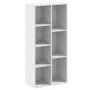 Estantería de madera de ingeniería blanca 50x25x105 cm de , Librerías y estanterías - Ref: Foro24-852789, Precio: 50,63 €, De...