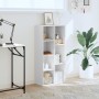 Estantería de madera de ingeniería blanca 50x25x105 cm de , Librerías y estanterías - Ref: Foro24-852789, Precio: 51,32 €, De...