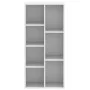 Estantería de madera de ingeniería blanca 50x25x105 cm de , Librerías y estanterías - Ref: Foro24-852789, Precio: 50,63 €, De...