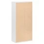 Estantería de madera de ingeniería blanca 50x25x105 cm de , Librerías y estanterías - Ref: Foro24-852789, Precio: 50,63 €, De...