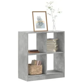 Estantería madera de ingeniería gris hormigón 68,5x32x75 cm de , Librerías y estanterías - Ref: Foro24-852810, Precio: 50,22 ...