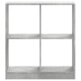 Estantería madera de ingeniería gris hormigón 68,5x32x75 cm de , Librerías y estanterías - Ref: Foro24-852810, Precio: 50,93 ...