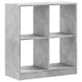 Estantería madera de ingeniería gris hormigón 68,5x32x75 cm de , Librerías y estanterías - Ref: Foro24-852810, Precio: 50,93 ...