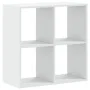 Estantería de madera de ingeniería blanca 68,5x32x68,5 cm de , Librerías y estanterías - Ref: Foro24-852825, Precio: 48,41 €,...