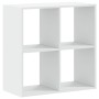 Estantería de madera de ingeniería blanca 68,5x32x68,5 cm de , Librerías y estanterías - Ref: Foro24-852825, Precio: 49,01 €,...