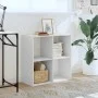 Estantería de madera de ingeniería blanca 68,5x32x68,5 cm de , Librerías y estanterías - Ref: Foro24-852825, Precio: 48,41 €,...