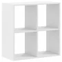 Estantería de madera de ingeniería blanca 68,5x32x68,5 cm de , Librerías y estanterías - Ref: Foro24-852825, Precio: 48,41 €,...
