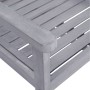 Sillas de jardín 4 unidades madera maciza de acacia gris de vidaXL, Sillas de jardín - Ref: Foro24-311875, Precio: 245,13 €, ...