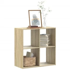 Estantería madera de ingeniería roble Sonoma 68,5x32x68,5 cm by , Bookcases and shelves - Ref: Foro24-852827, Price: 42,40 €,...