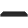 Estantes flotantes de pared 2 uds MDF negro 60x23,5x3,8 cm en Estanterías | Comprar online en Foru.es