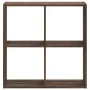 Estantería de madera ingeniería marrón roble 68,5x32x68,5 cm de , Librerías y estanterías - Ref: Foro24-852831, Precio: 45,21...