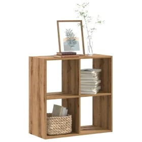 Estantería de madera ingeniería roble artisian 68,5x32x68,5 cm de , Librerías y estanterías - Ref: Foro24-852833, Precio: 64,...