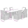 Set comedor de jardín 7 pzas con cojines ratán sintético beige de , Conjuntos de jardín - Ref: Foro24-3262789, Precio: 854,07...