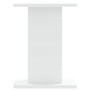 Soportes altavoces 2 uds madera ingeniería blanco 30x30x40 cm de , Soportes para altavoces - Ref: Foro24-852645, Precio: 42,4...