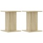Soportes altavoces 2 uds madera roble Sonoma 30x30x40 cm de , Soportes para altavoces - Ref: Foro24-852647, Precio: 48,55 €, ...