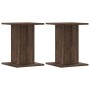 Soportes altavoces 2 uds madera marrón roble 30x30x40 cm de , Soportes para altavoces - Ref: Foro24-852651, Precio: 48,78 €, ...