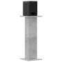 Soportes altavoces 2 uds madera gris hormigón 30x30x80 cm de , Soportes para altavoces - Ref: Foro24-852666, Precio: 63,33 €,...