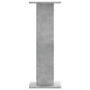 Soportes altavoces 2 uds madera gris hormigón 30x30x80 cm de , Soportes para altavoces - Ref: Foro24-852666, Precio: 63,33 €,...