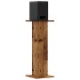 Soportes altavoces 2 uds madera roble envejecido 30x30x80 cm de , Soportes para altavoces - Ref: Foro24-852670, Precio: 82,55...