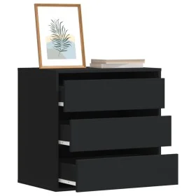 Cajonera de esquina madera de ingeniería negra 60x41x58 cm by , Drawers - Ref: Foro24-852844, Price: 96,85 €, Discount: %