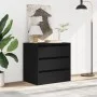 Cajonera de esquina madera de ingeniería negra 60x41x58 cm de , Cajoneras - Ref: Foro24-852844, Precio: 96,85 €, Descuento: %